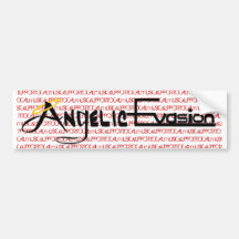 Support Angelic Evasion Sticker Bumper Stickers