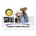 SUPPORT ANIMAL RESCUE - ADOPT! posters