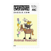 Support Animal Rescue postage by creationhrt Support Animal Rescue postage