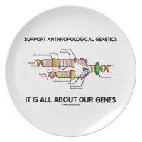 Support Anthropological Genetics About Our Genes Dinner Plates