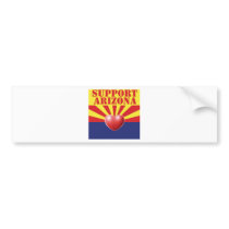 SUPPORT Arizona, AZ bumper stickers by dulcenae SUPPORT Arizona, AZ bumper stickers