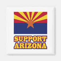 Support Arizona Refrigerator Magnet