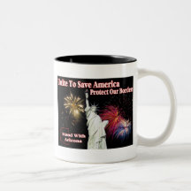 Support Arizona SB 1070 - Unite to Save America Coffee Mugs