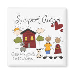 Support Autism - Autism Awareness Magnet magnets