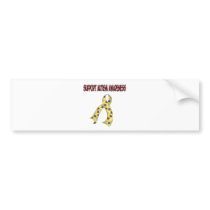 SUPPORT Autism Awareness Bumper Sticker