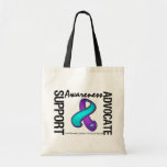 Support Awareness Advocate End Domestic Violence Tote Bag