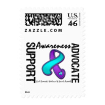 Support Awareness Advocate End Domestic Violence Postage Stamps