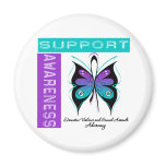 Support Awareness Domestic Violence Sexual Assault magnets