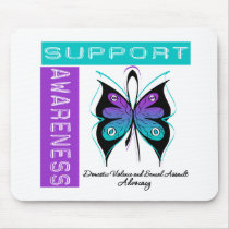 Support Awareness Domestic Violence Sexual Assault Mousepad