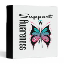 Support Awareness Hereditary Breast Cancer Vinyl Binder