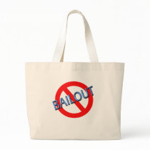 Support Barack Obama, Against Bailout bags