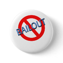 Support Barack Obama, Against Bailout buttons