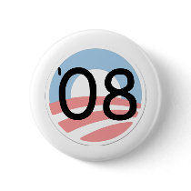 Support Barack Obama, Against Bailout buttons