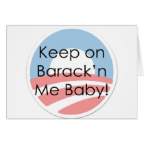 Support Barack Obama, Against Bailout cards
