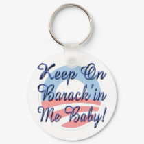 Support Barack Obama, Against Bailout keychains