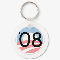 Support Barack Obama, Against Bailout keychains