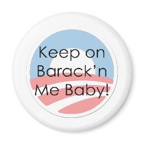 Support Barack Obama, Against Bailout magnets