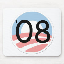 Support Barack Obama, Against Bailout mousepads