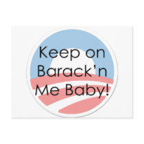 Support Barack Obama, Against Bailout postcards