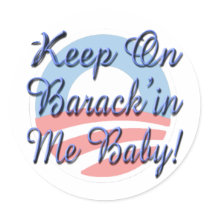 Support Barack Obama, Against Bailout stickers