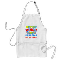 Support Bingo Grandma Aprons