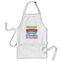 Support Bingo Grandma aprons