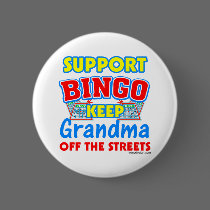 Support Bingo Grandma buttons