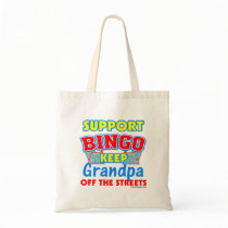 Support Bingo Grandpa bags