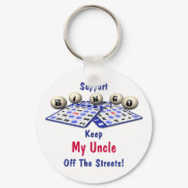Support Bingo keychains