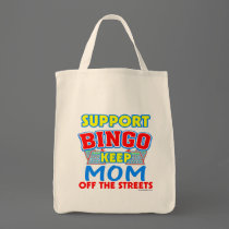 Support Bingo Mom bags
