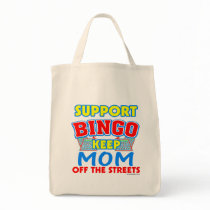 Support Bingo Mom bags