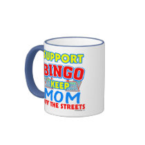 Support Bingo Mom mugs