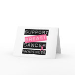 Support Breast Cancer Awareness Greeting Cards