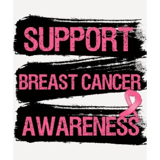 Support Breast Cancer Awareness Grunge shirt