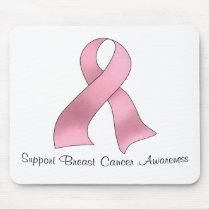Support Breast Cancer Awareness mousepads