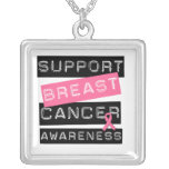 Support Breast Cancer Awareness Necklaces