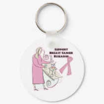 Support Breast Cancer Research keychains