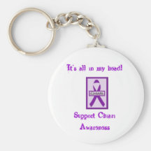 Support Chiari Awareness Keychain