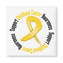 Support Childhood Cancer Awareness magnets