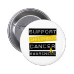 Support Childhood Cancer Awareness buttons