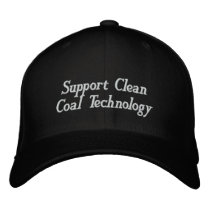 Support Clean Coal Technology embroidered hats by rachelsmimi04 Support Clean Coal Technology embroidered hats