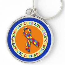 Support Cure Advocate Autism Keychains