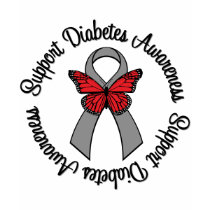 Support Diabetes Awareness Butterfly Ribbon t-shirts