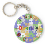 Support Diversity in My Community Keychain
