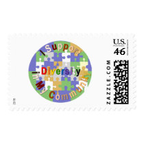 Support Diversity in My Community Stamp