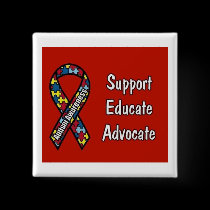 "Support, Educate, Advocate" buttons by kokobaby "Support, Educate, Advocate" buttons