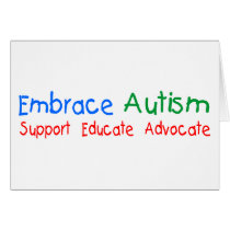 Support Educate Advocate Card