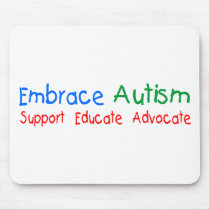 Support Educate Advocate Mouse Pad