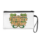 Support Farmers Market Wristlet