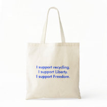 Support Freedom Canvas Bags